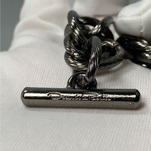 Oscar de la Renta Tro Printed Saffiano Leather Crossbody Bag - Picture 15 of 16